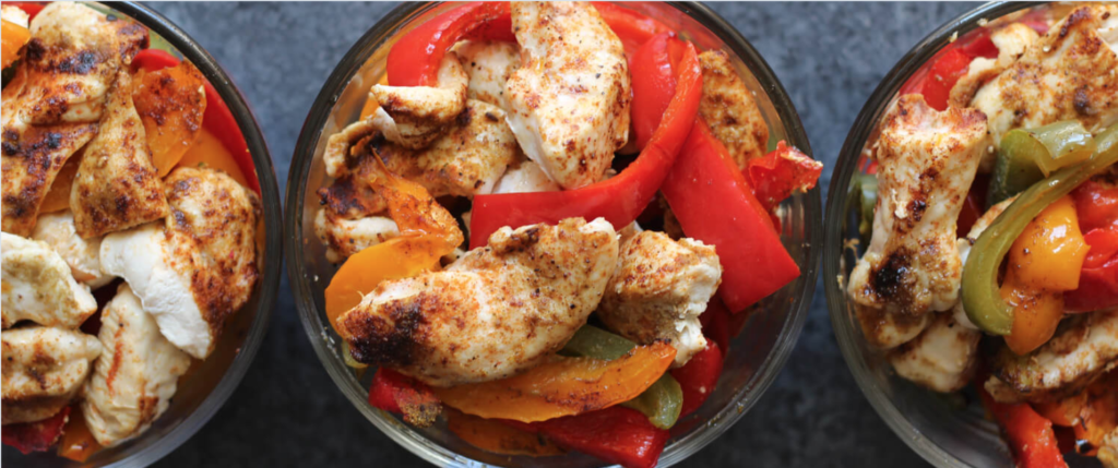 One-Pan Chicken Fajita Bowls