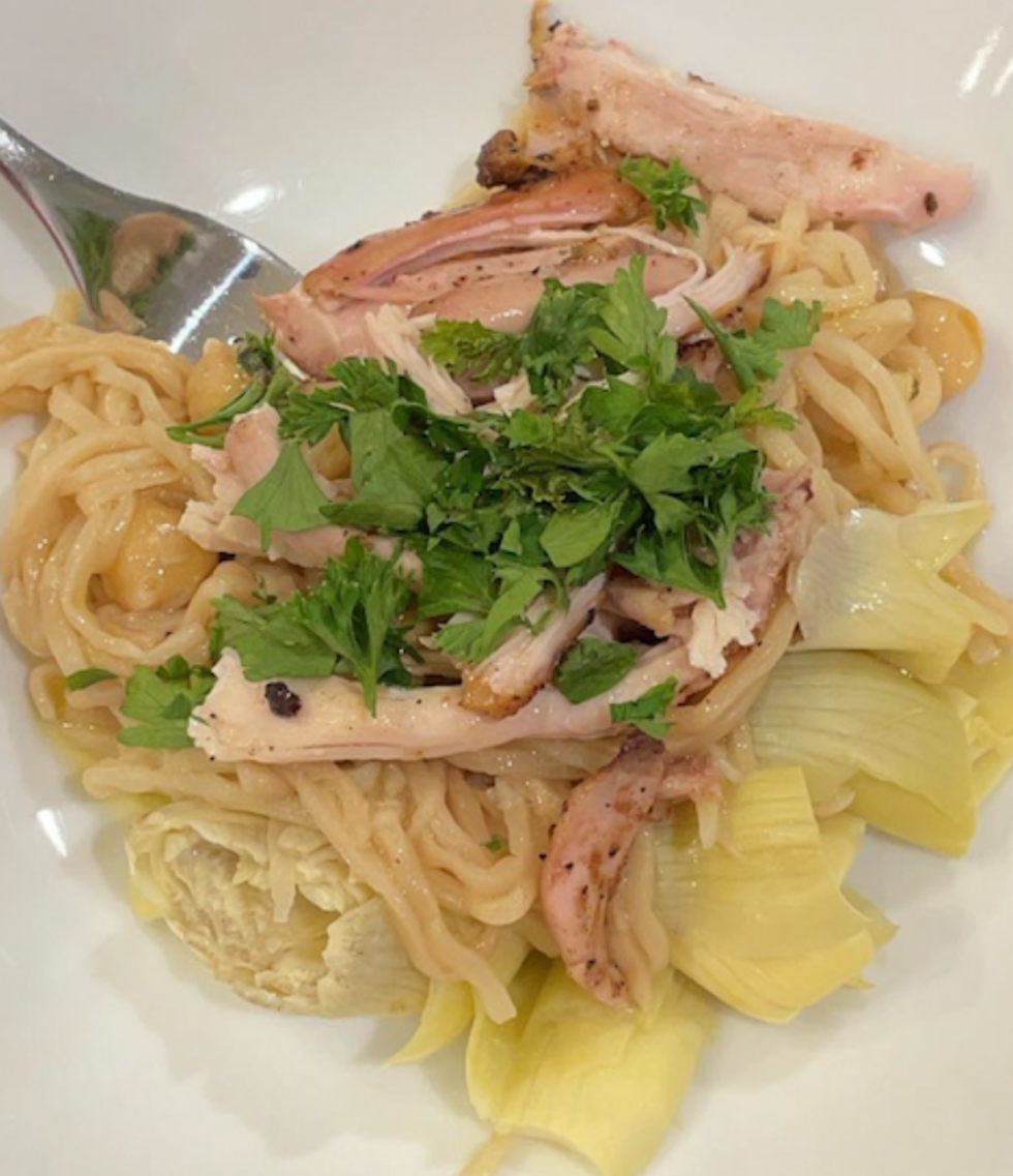 Easy Hearts of Palm Pasta Dinner Dr. Heather Finley