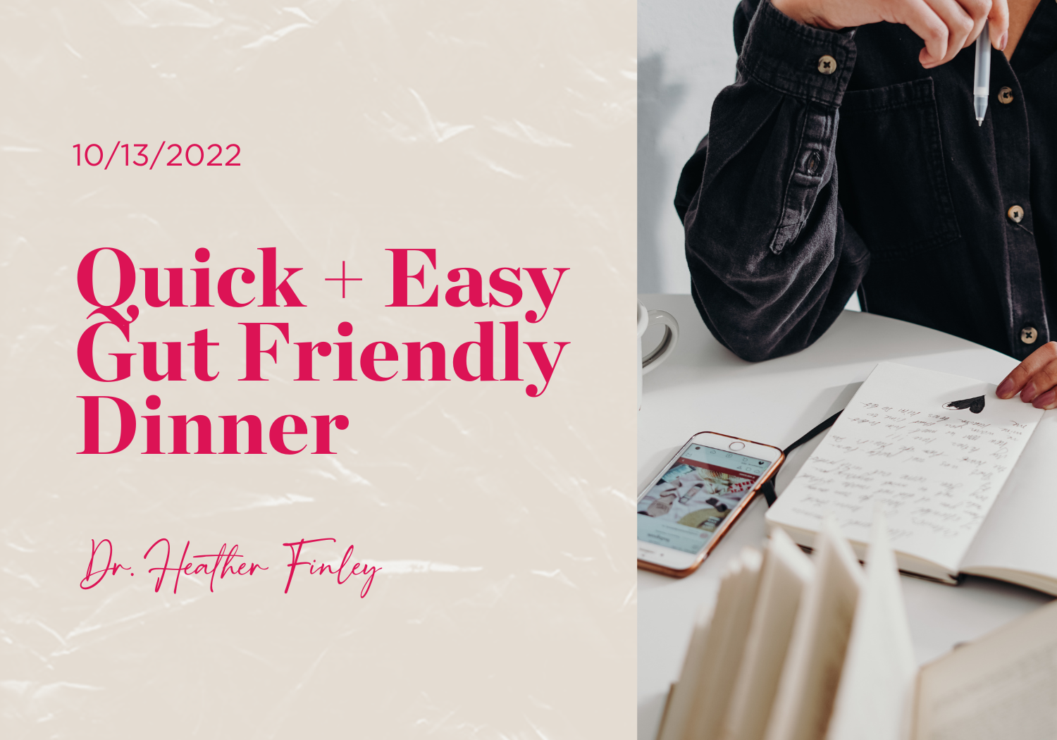 Quick Easy Gut Friendly Dinner Dr Heather Finley quick-easy-gut-friendly-dinner-dr-heather-finley