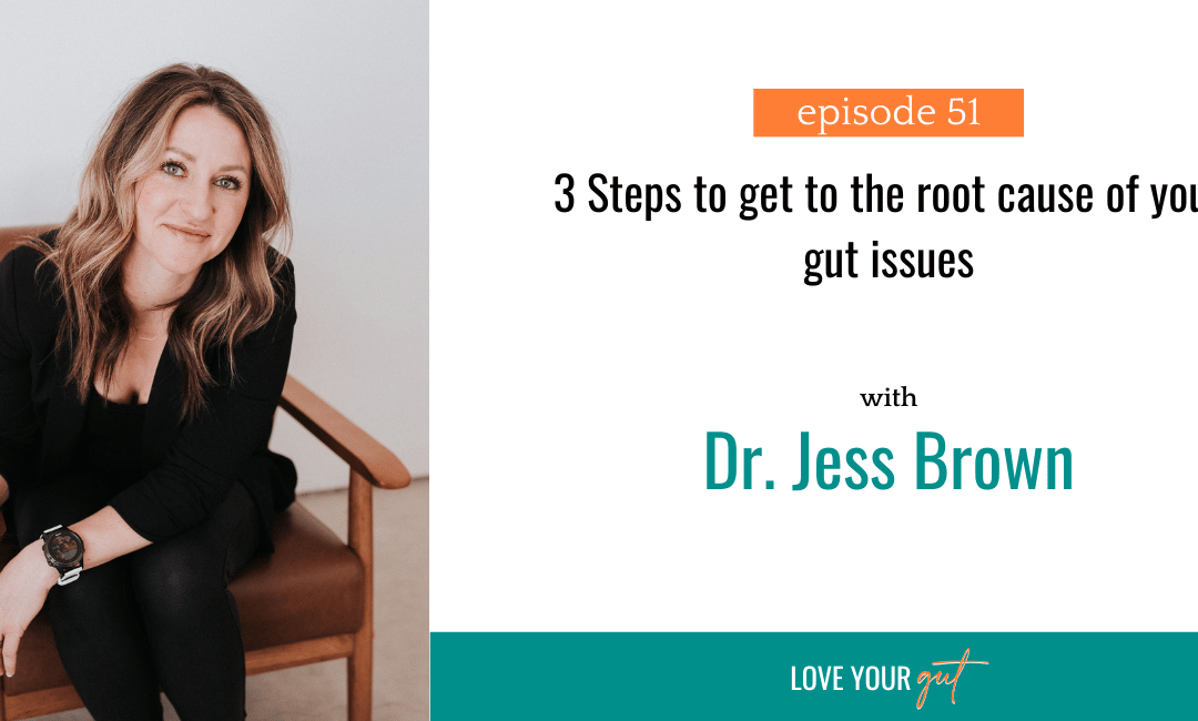 Ep. 51: 3 Steps to get to the root cause of your gut issues