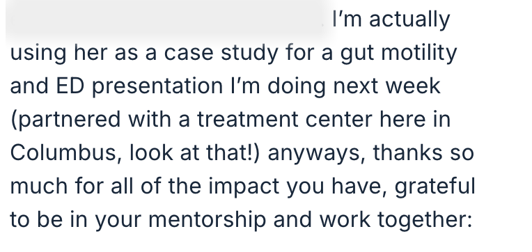 Testimonial on gutPractitioner | Dr. Heather Finley